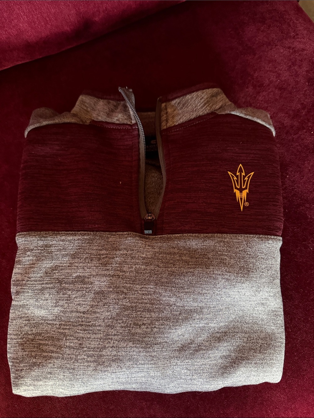 Boys ASU Zip Up Sweatshirt